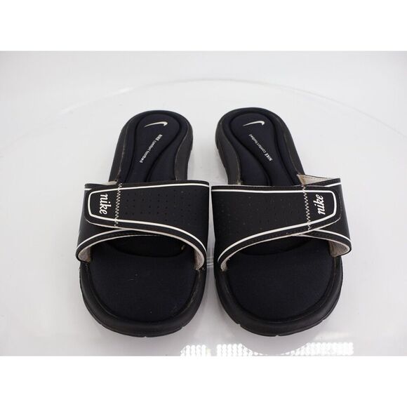 Nike Comfort Footbed Slides Sandals Flip Flops Women's Size 9 Black - Picture 3 of 11